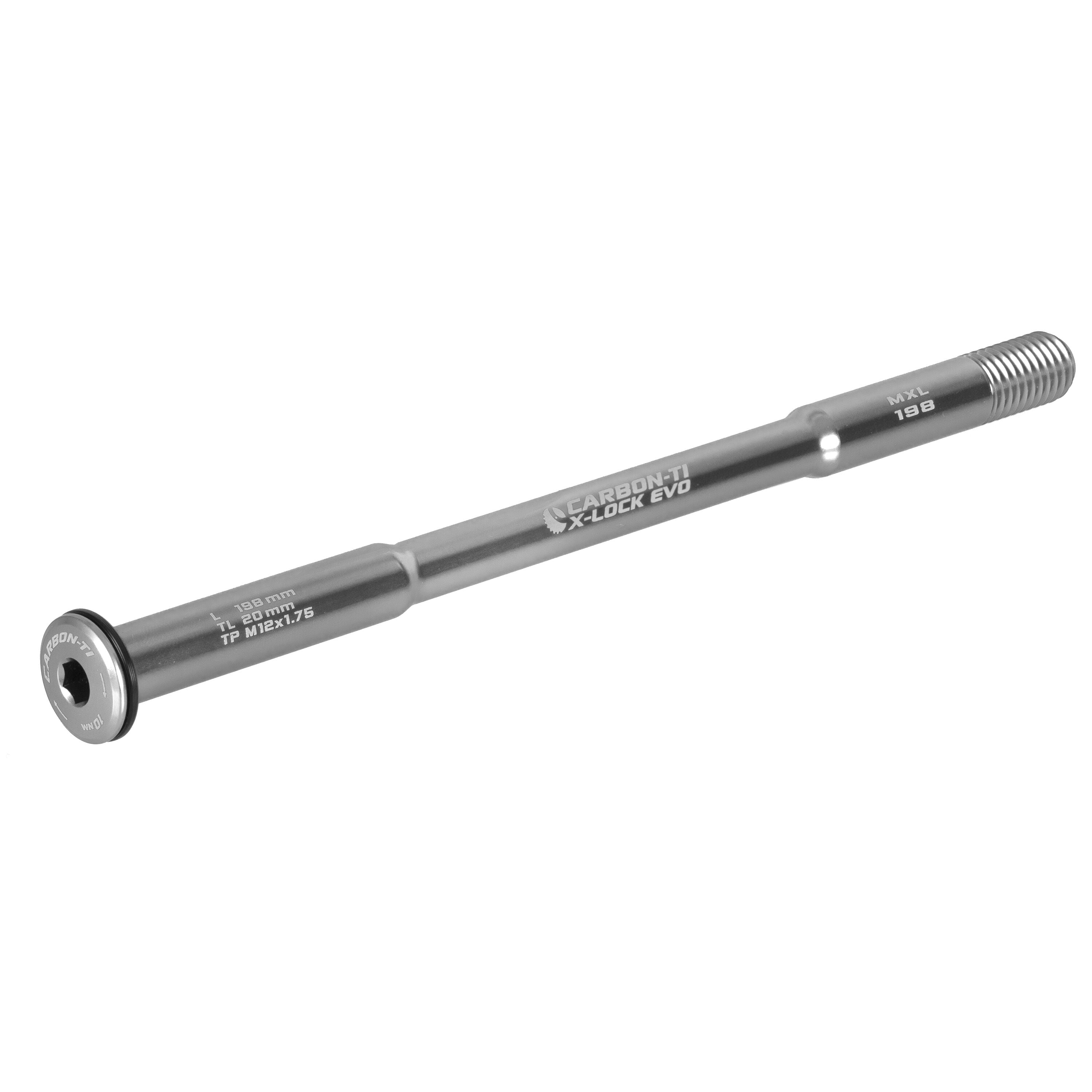 Carbon Ti X-Lock EVO 12x1.75 X-Maxle 198 mm rear thru axle