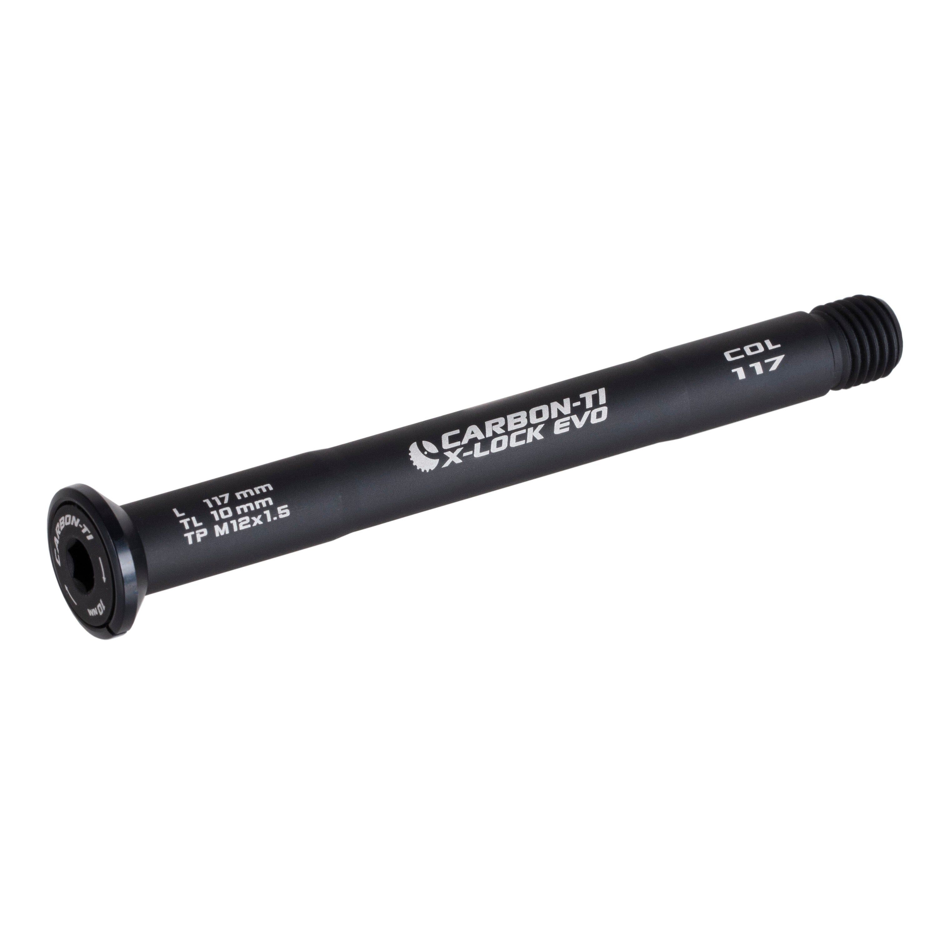 Carbon Ti X-Lock EVO 12x1.5 X-Colnago 117 mm front thru axle