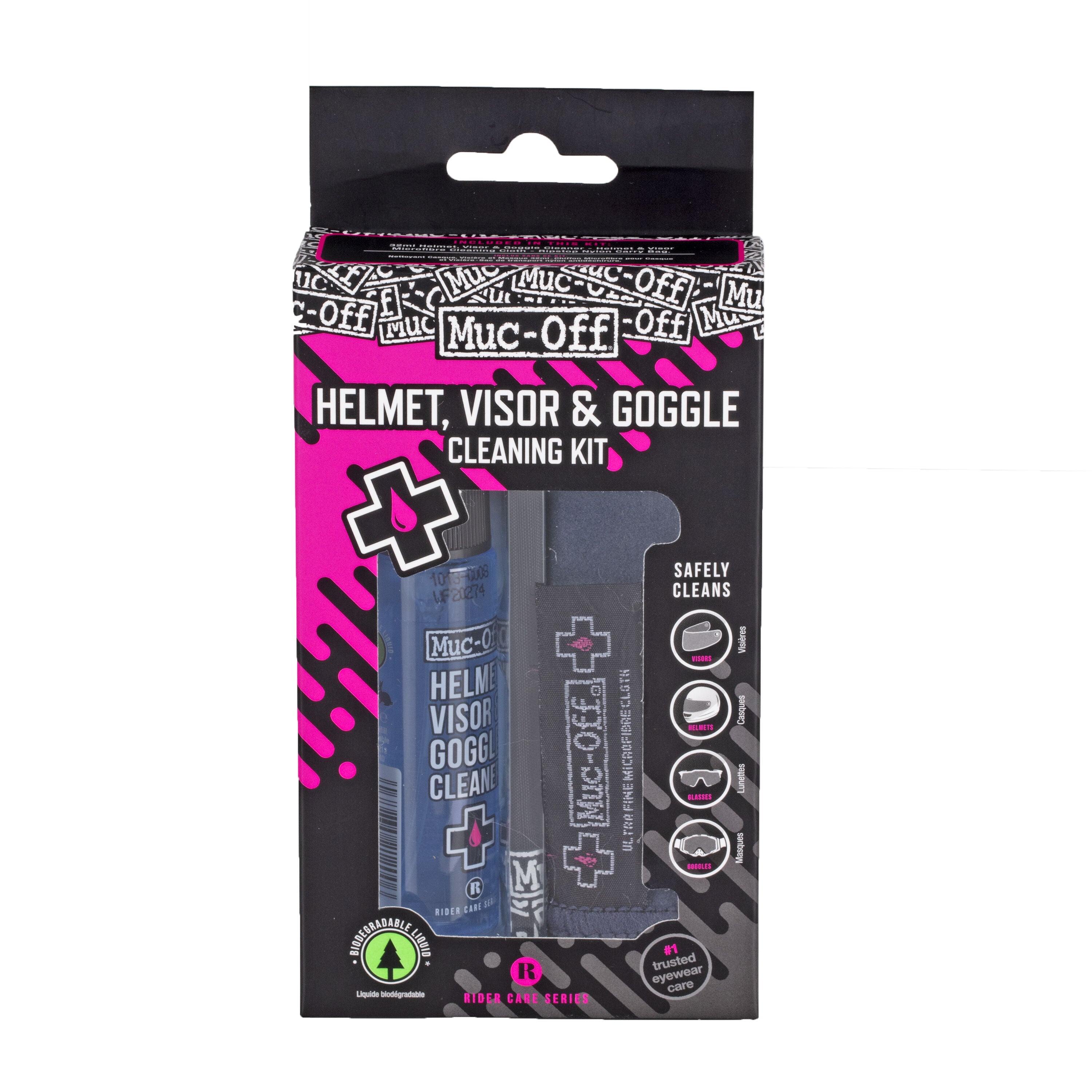 Muc-Off Helmet, Visor and Goggle Cleaning Kit