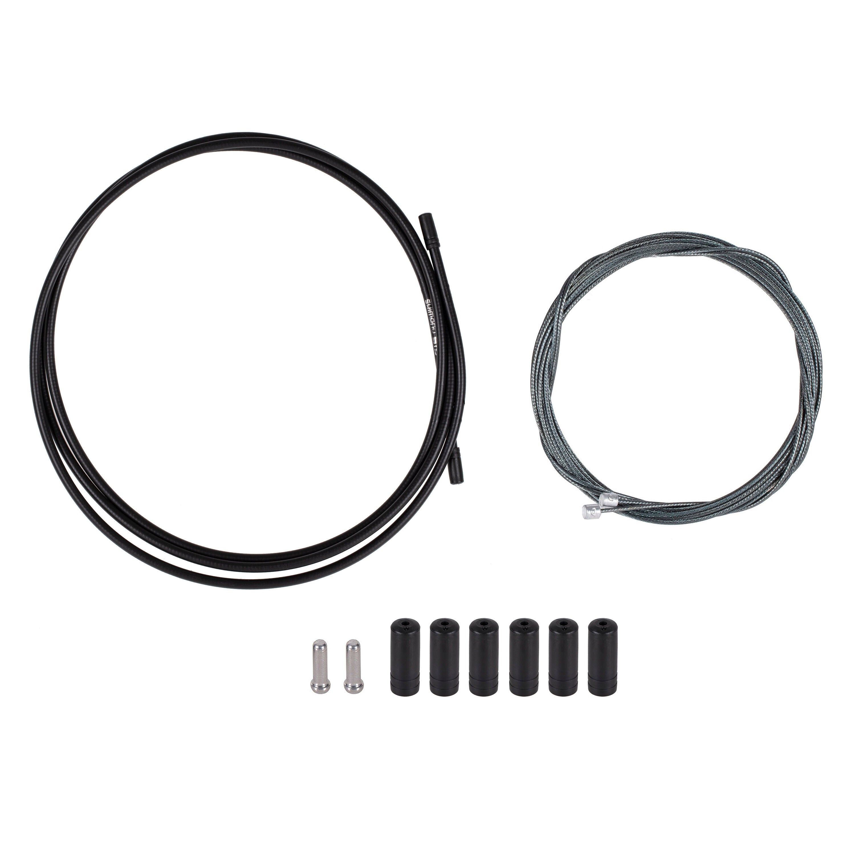 Shimano road steel cables and cases shifters kit