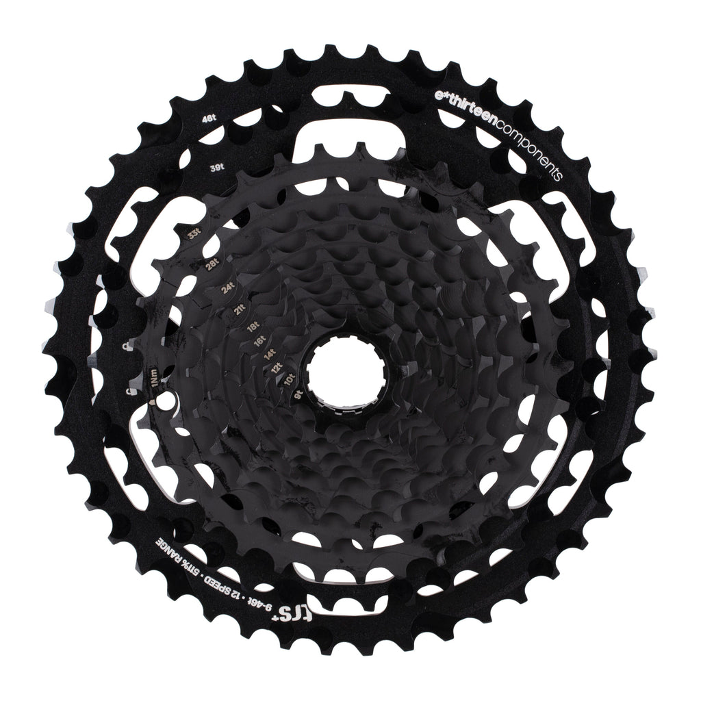 E*thirteen TRS Plus 12S cassette Sram, Shimano