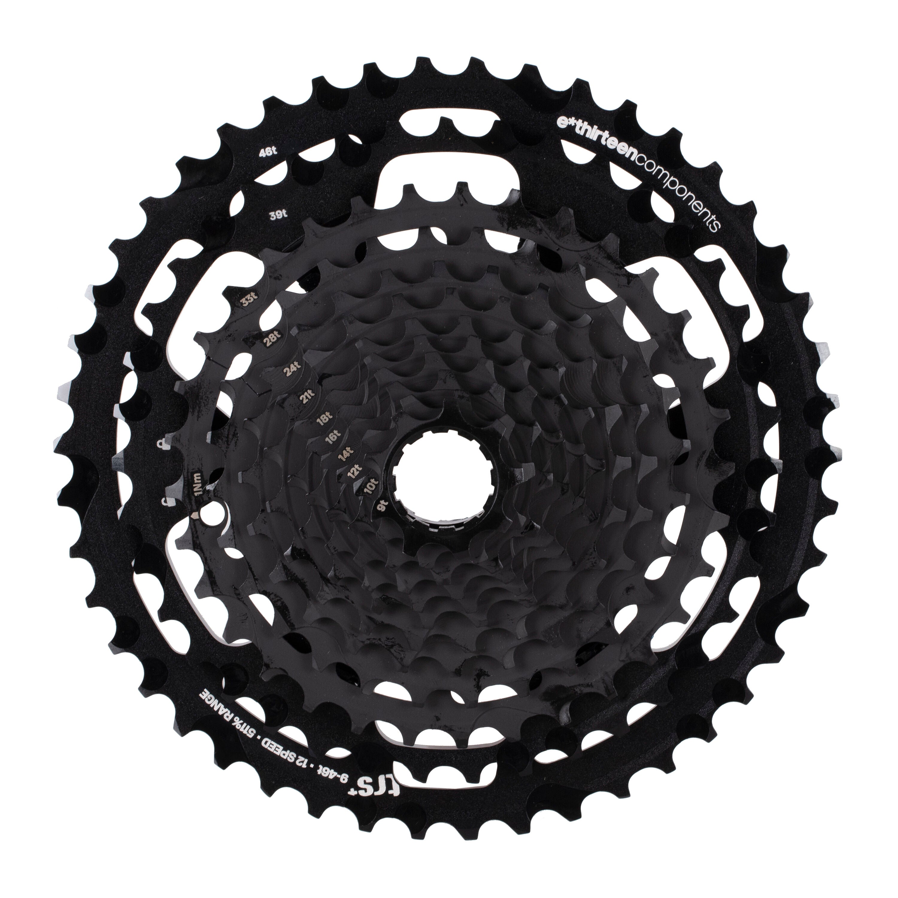 E*thirteen TRS Plus 12S cassette Sram, Shimano