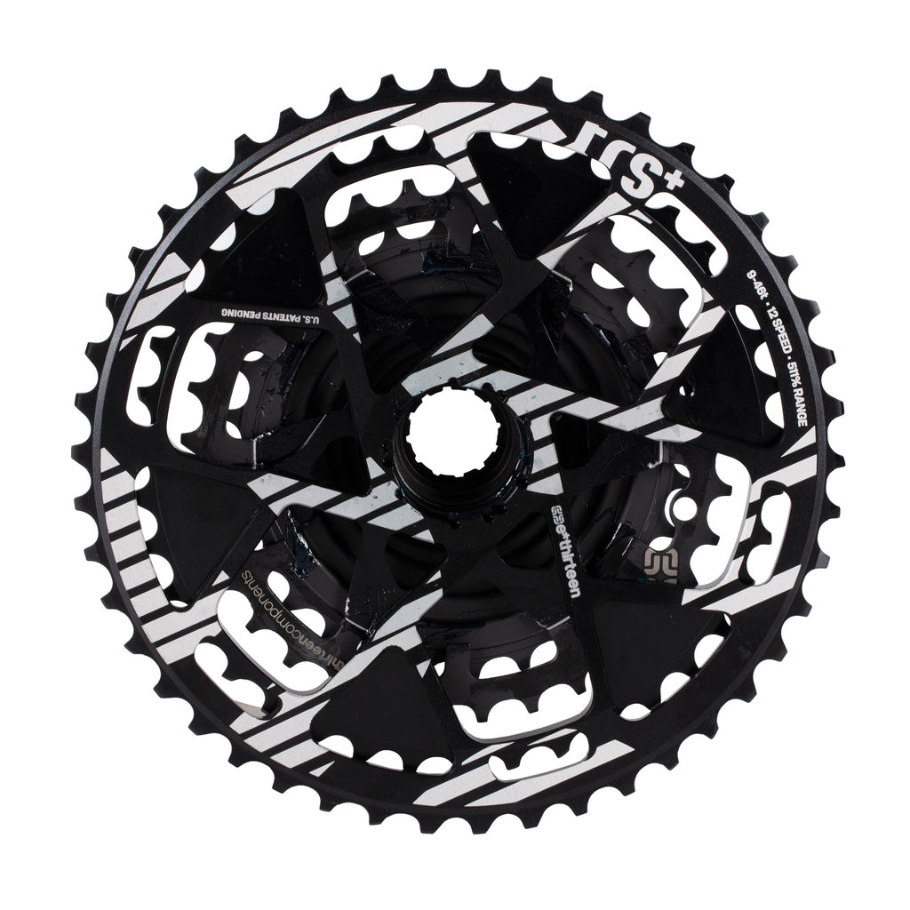 E*thirteen TRS Plus 12S cassette Sram, Shimano