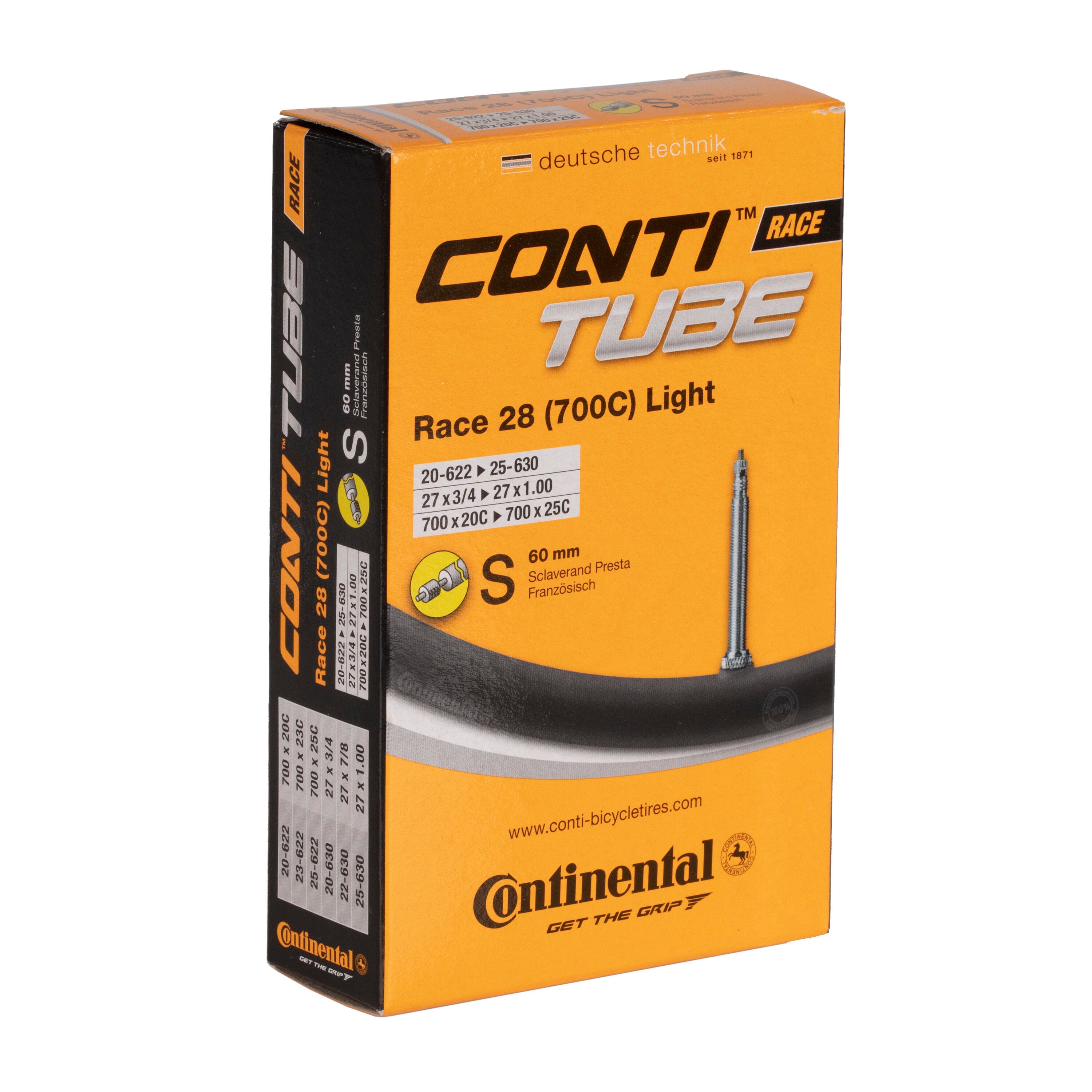 Continental Race Light 28" Presta valve tube