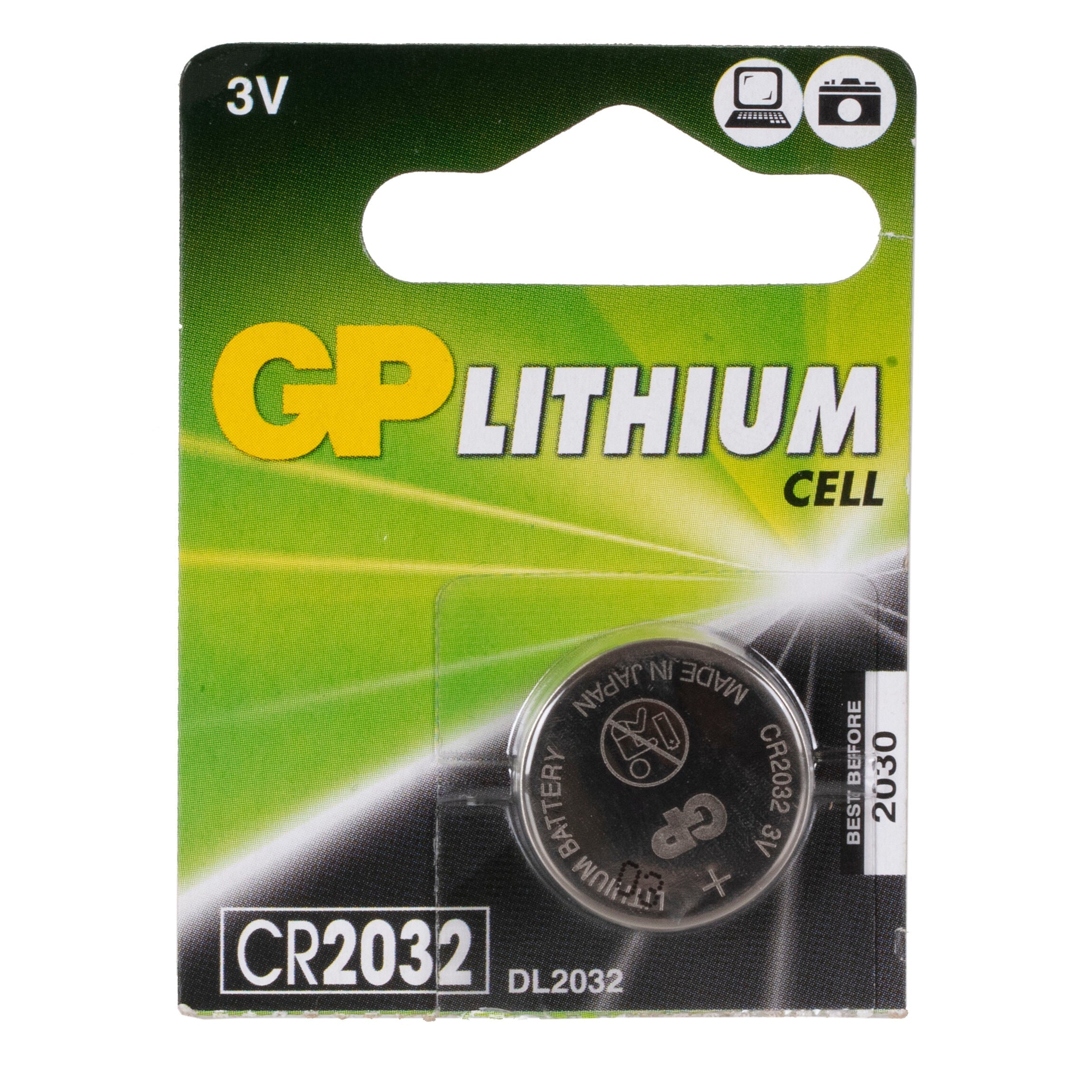 CR2032 3V lithium battery