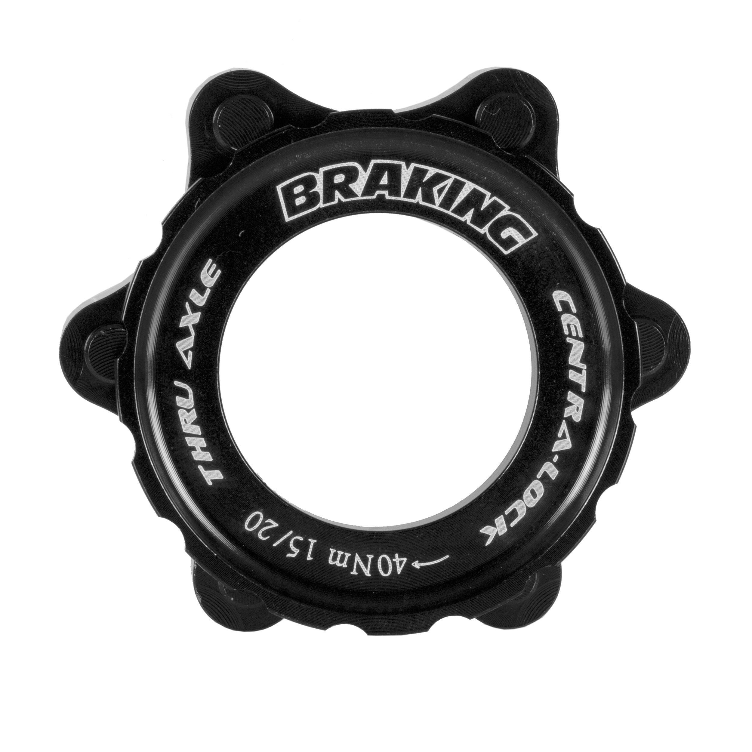 Braking disc brake adapter from IS 6 bolts to Center Lock 15/ 20 mm