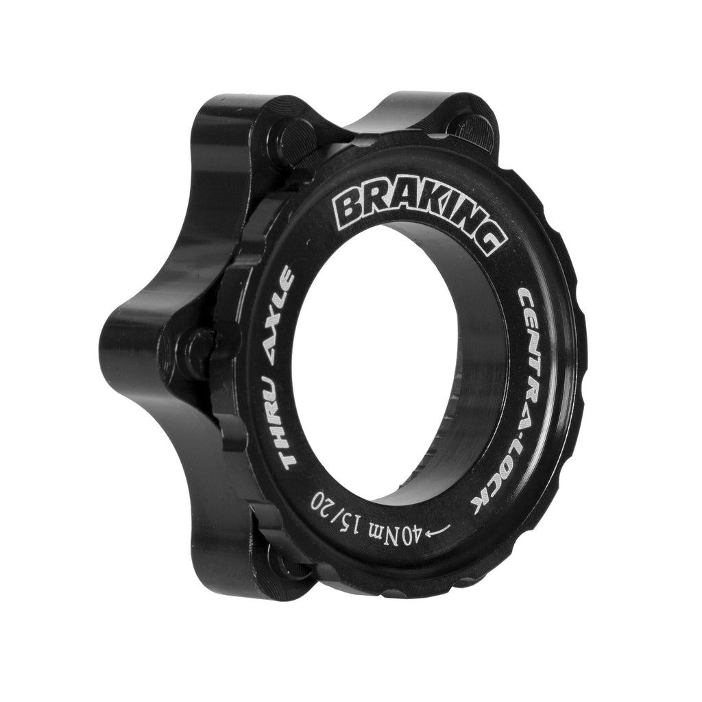 Braking disc brake adapter from IS 6 bolts to Center Lock 15/ 20 mm
