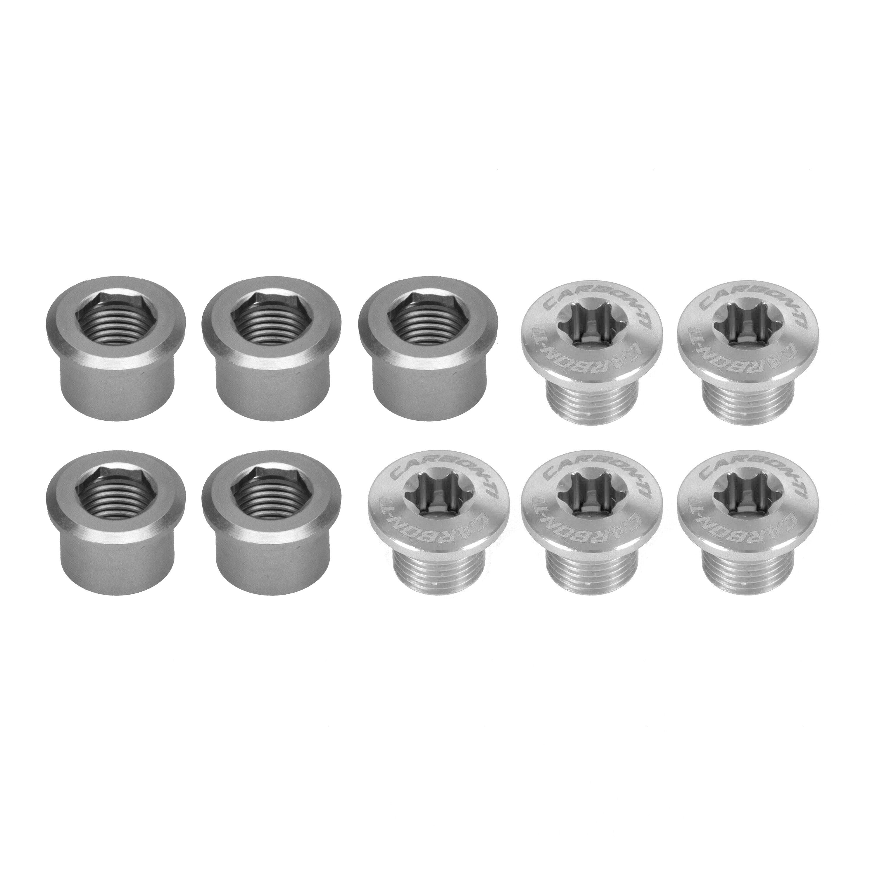 Carbon Ti X-Fix road screws bolts