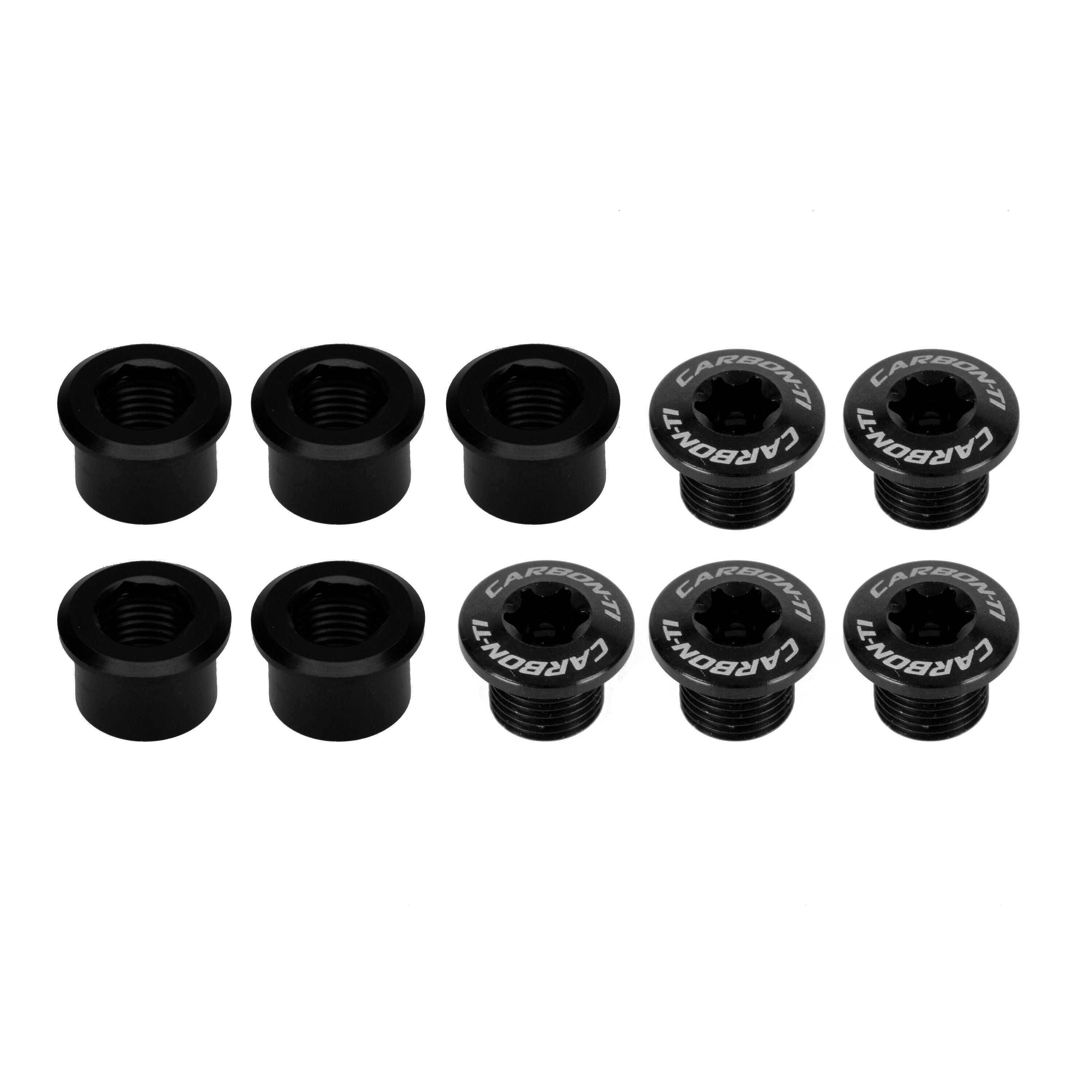 Carbon Ti X-Fix road screws bolts