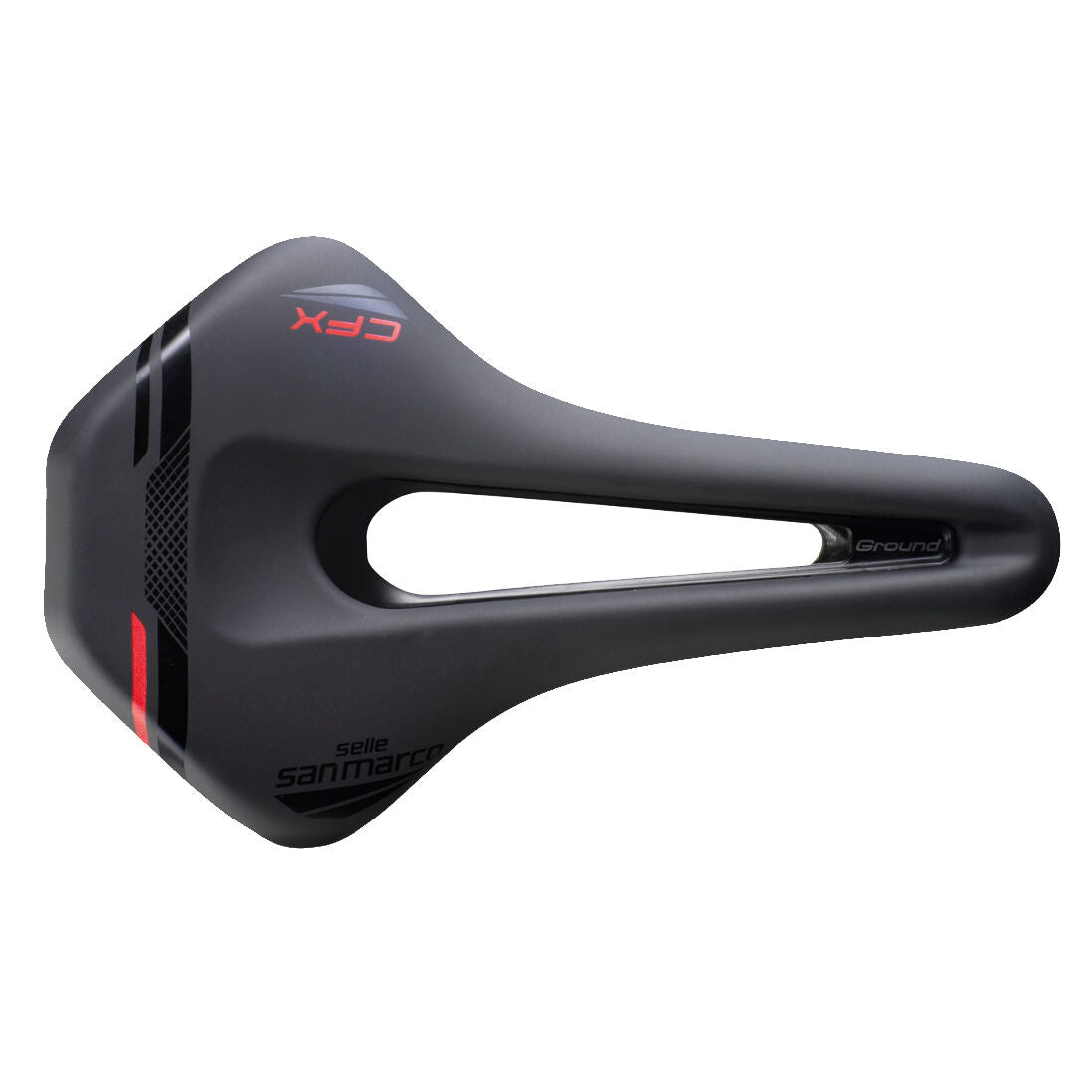 San Marco Ground Open Fit Carbon FX Wide saddle