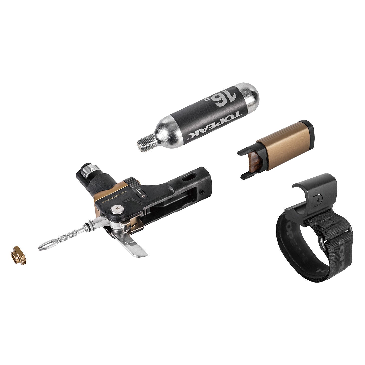 Topeak Tubi Master Tubeless tyre repair kit + 16g CO2 cartridge