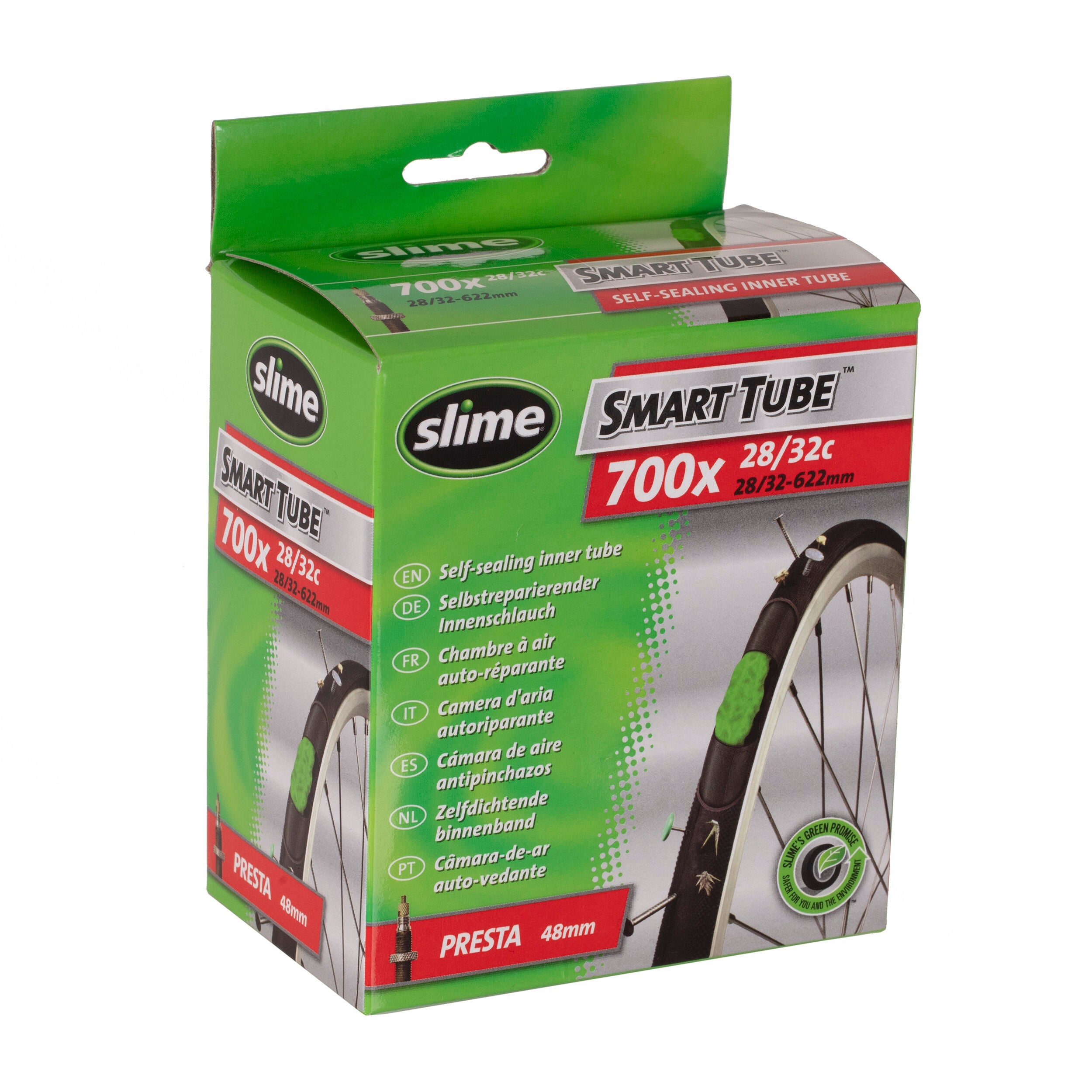 Slime Smart Tube 700x28/32c bike tube with Presta valve