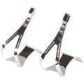 Zefal Cristophe steel toe clip pair