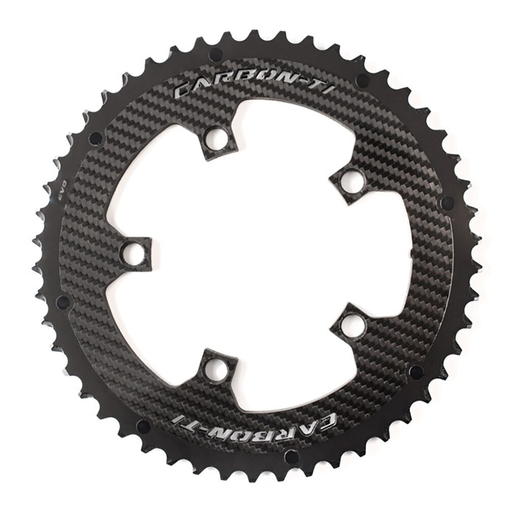 Carbon Ti X-CarboRing Evo 5x110 BCD 12S chainring