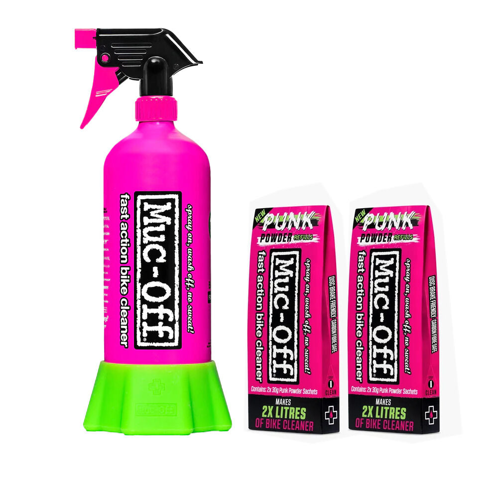 Muc-Off Punk Powder Bottle For Life cleaning kit