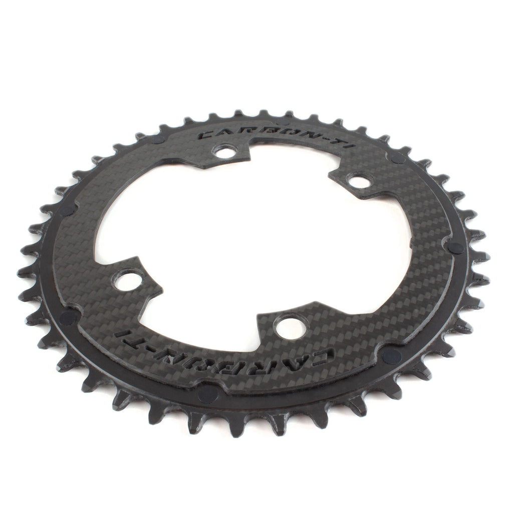 Carbon Ti X-Singlecarbon 107 BCD 12S chainring