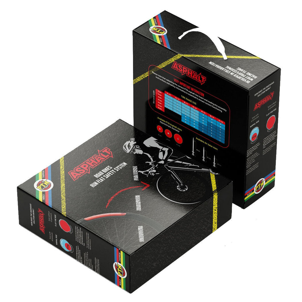 PTN Pepi's Tire Noodle Asphalt L 700 tubeless tyre protection + Lufty2 valves