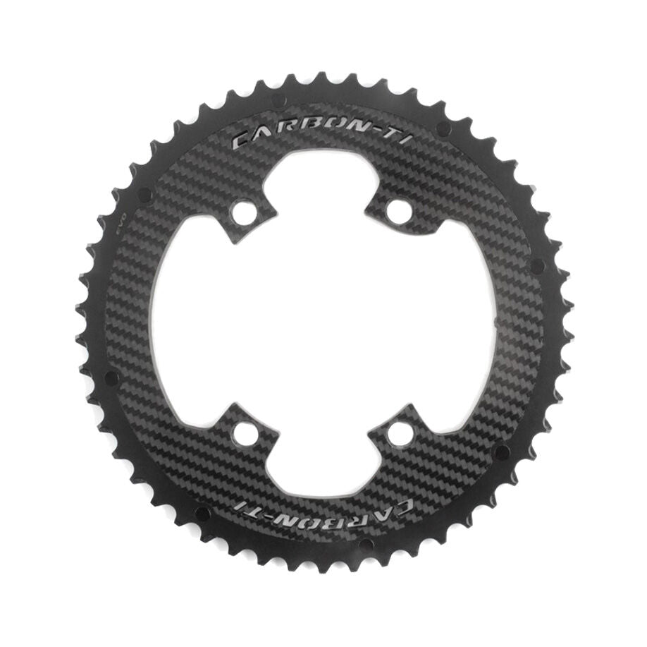 Carbon-Ti X-carboring EVO Shimano Dura Ace 9100 chainring
