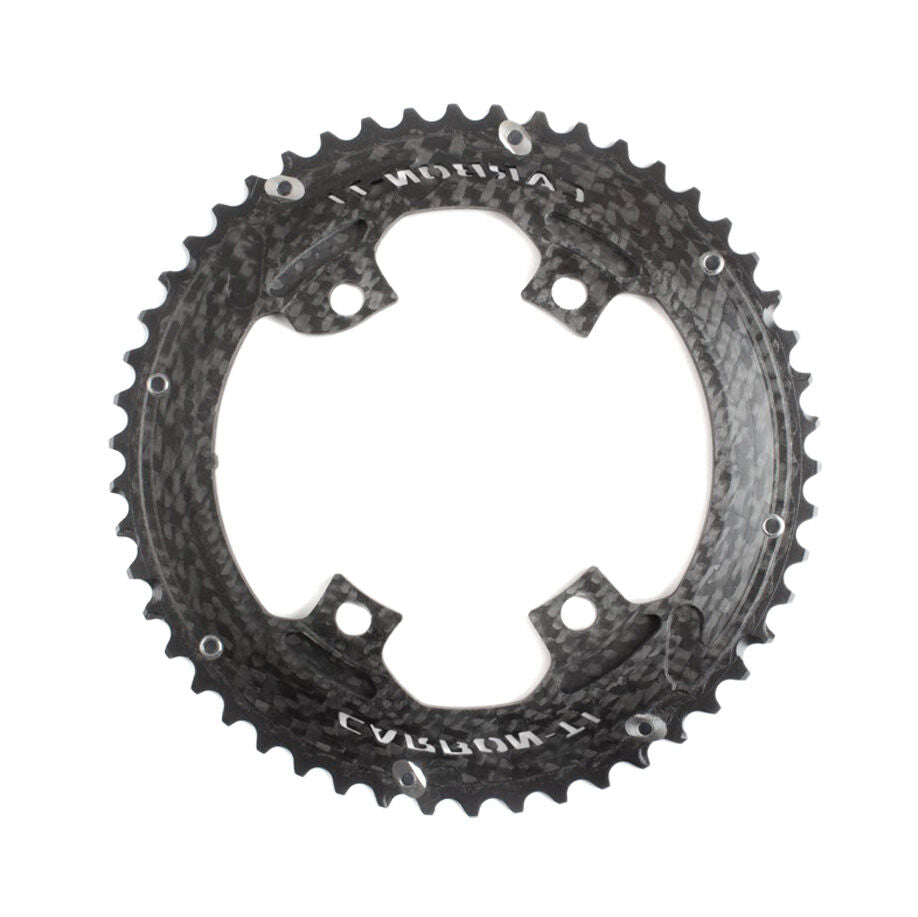 Carbon-Ti X-carboring EVO Shimano Dura Ace 9100 chainring