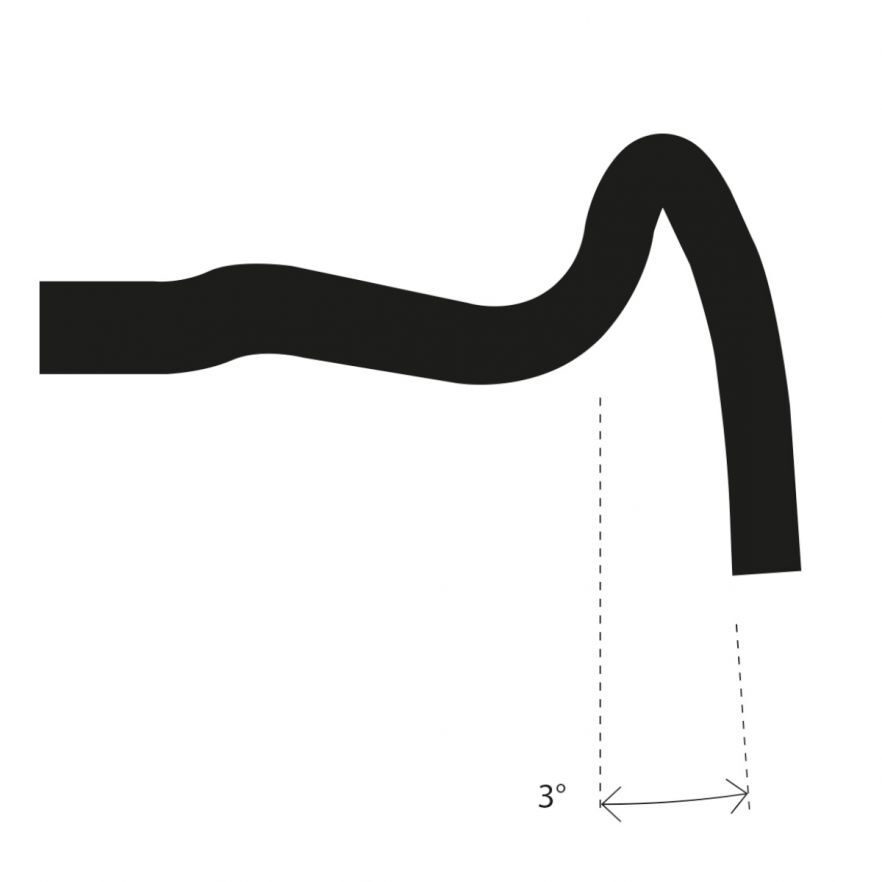 Deda Gera Alloy EOS DCR polish on black handlebar