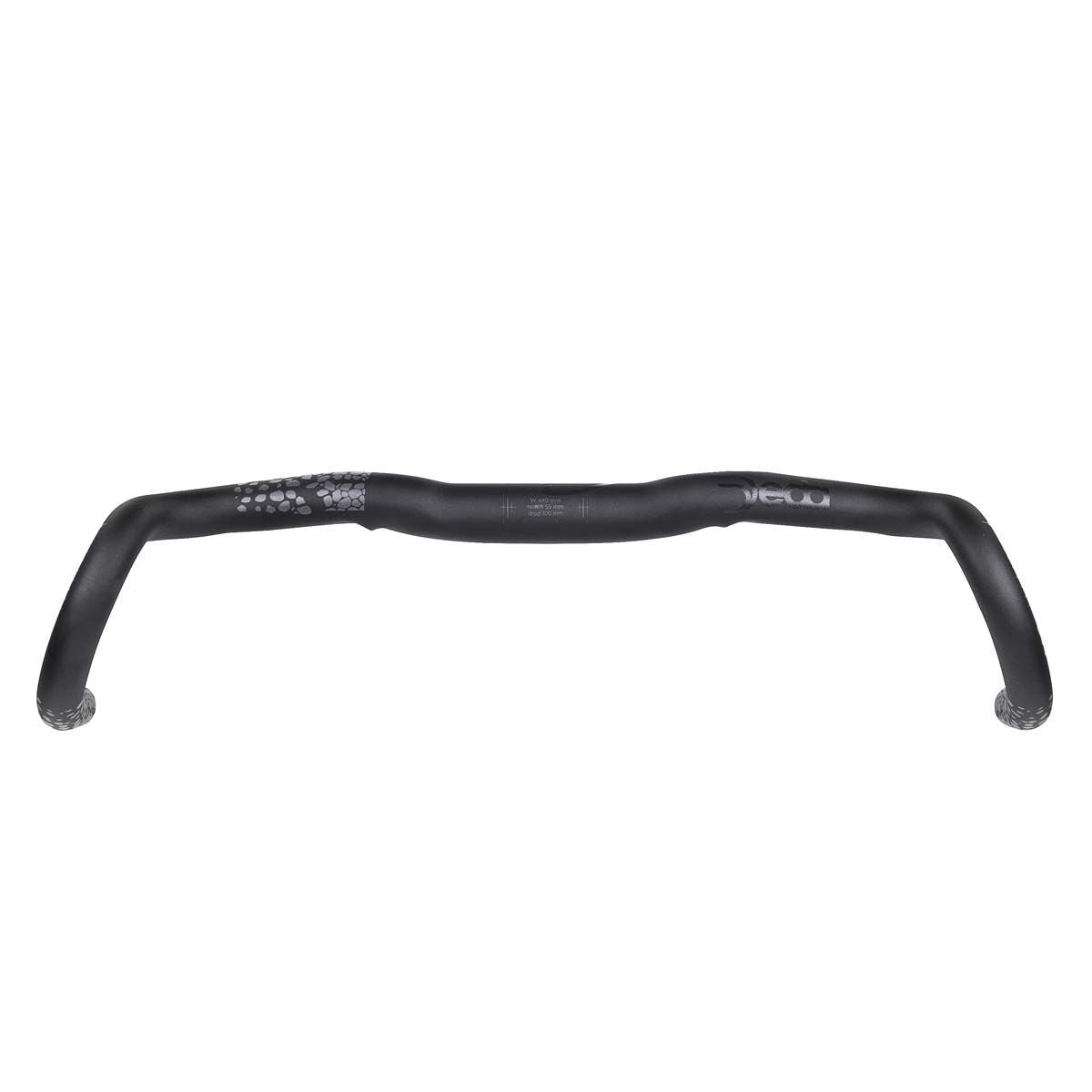 Deda Gera Alloy EOS DCR polish on black handlebar