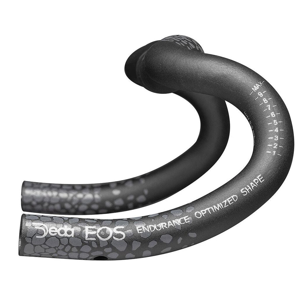 Deda Gera Alloy EOS DCR polish on black handlebar