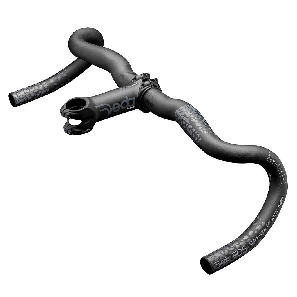 Deda Gera Alloy EOS DCR polish on black handlebar