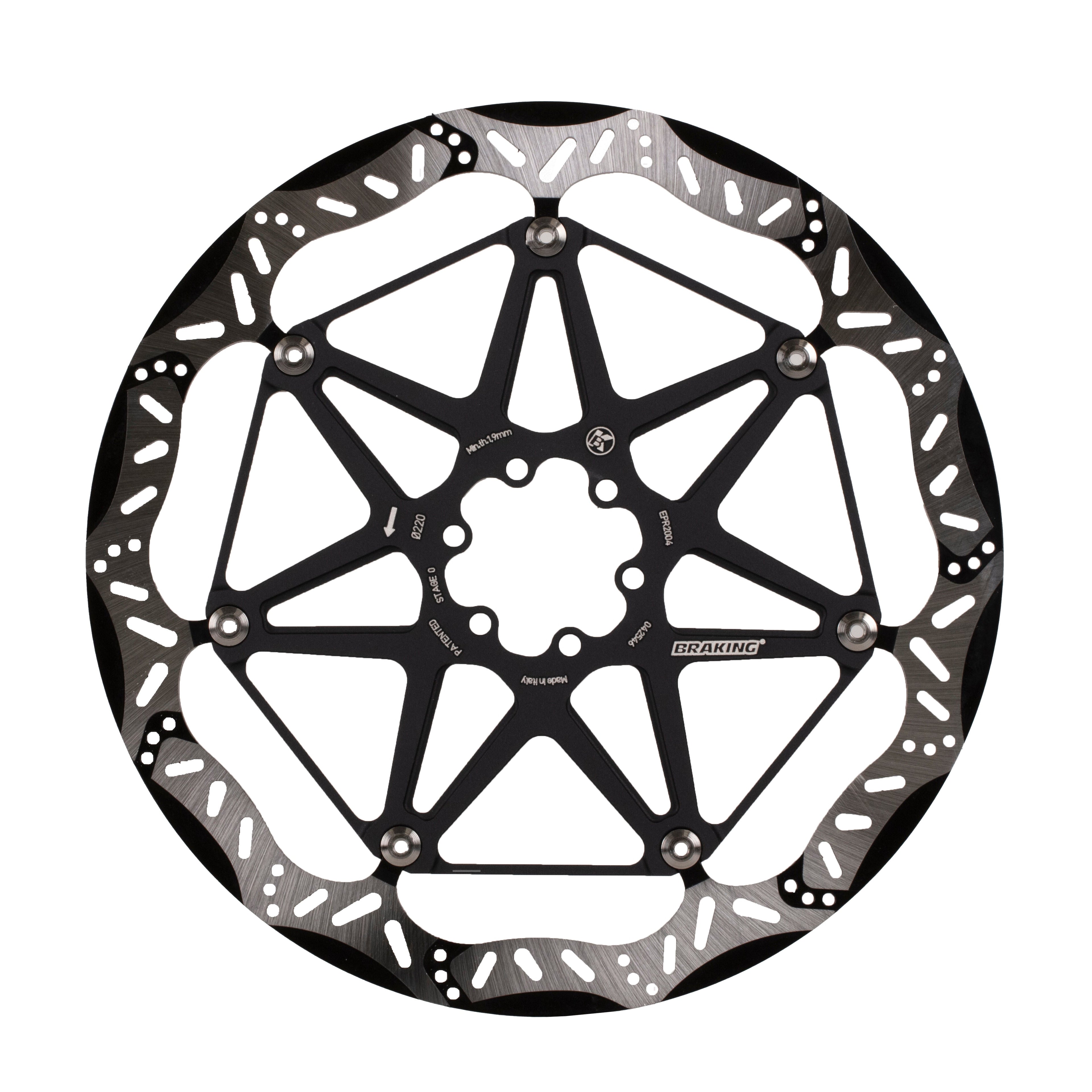 Braking Stage 0 2,2mm 6 bolts floating disc rotor