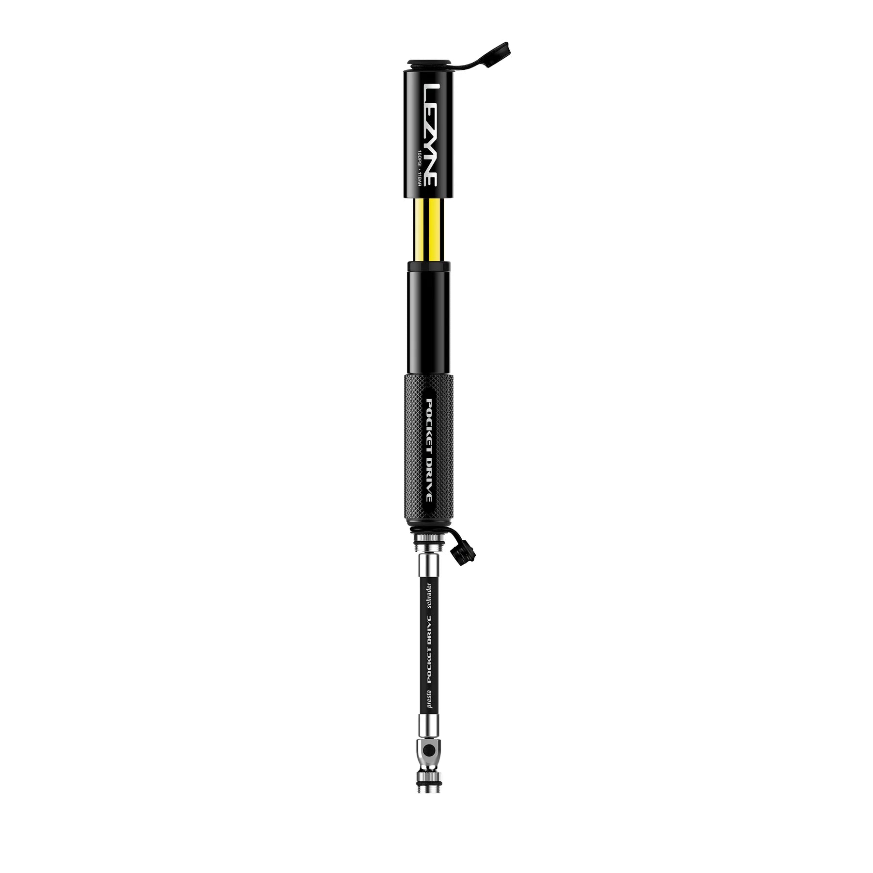 Lezyne Pocket Drive 160 psi Loaded mini pump kit