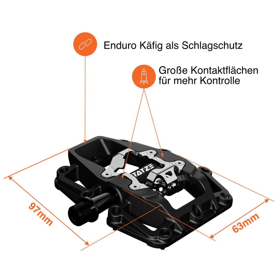 Tatze Two Face pedals