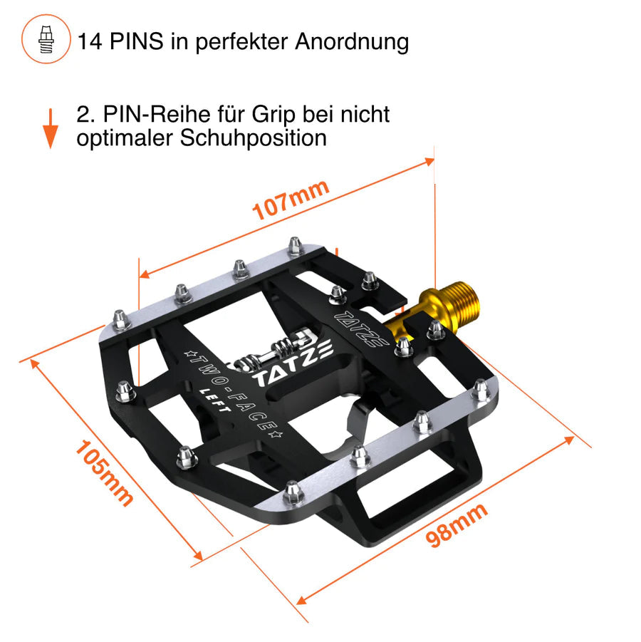 Tatze Two Face Titan pedals