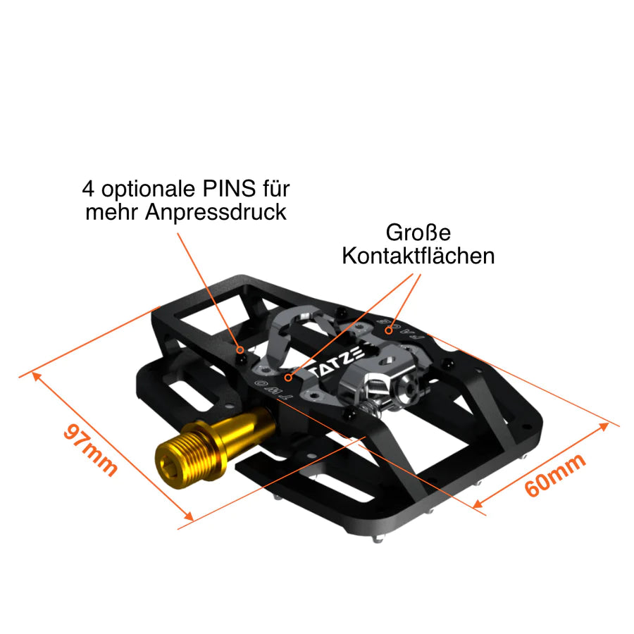 Tatze Two Face Titan pedals