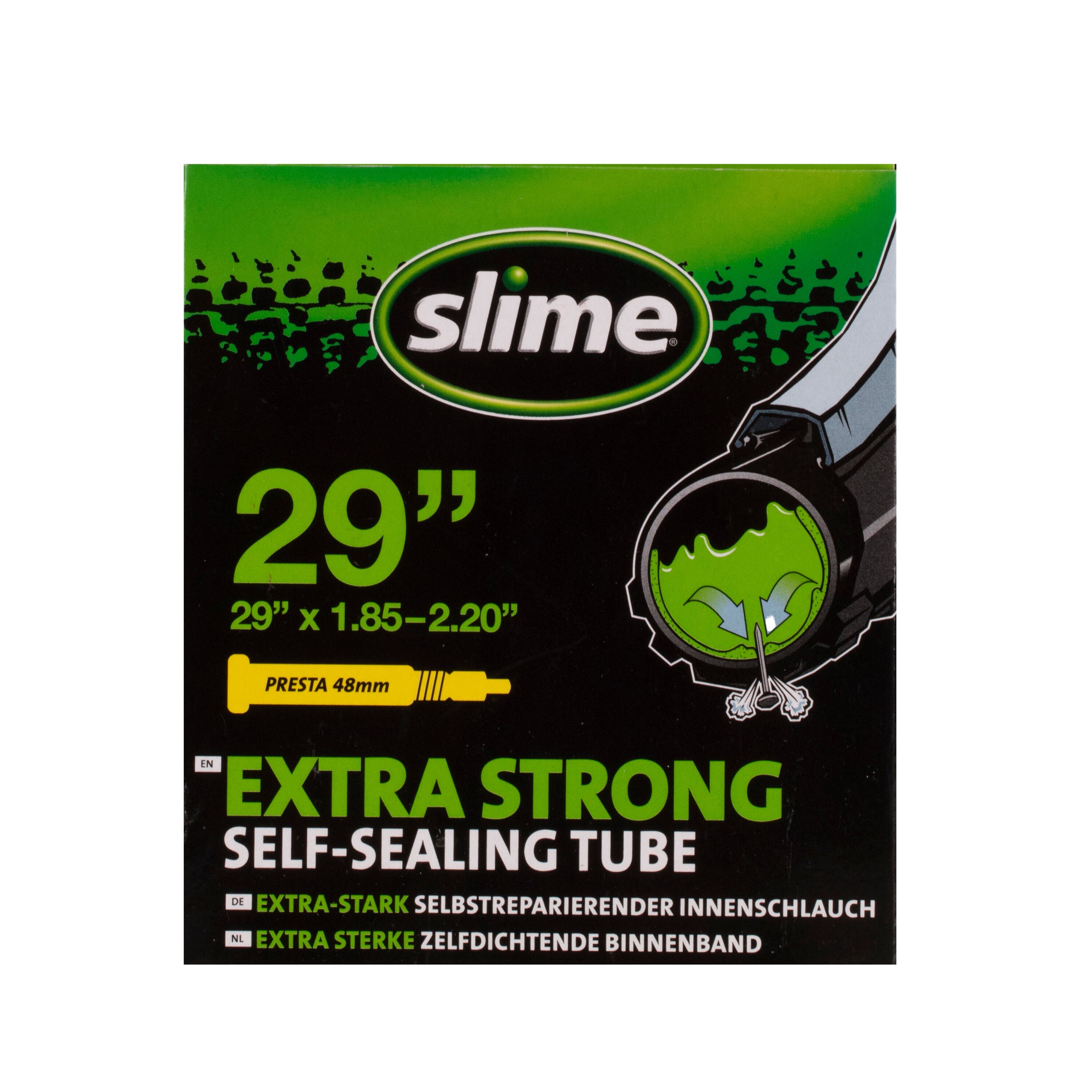 Slime Smart 29x1.85/2.20 bike tube with presta valve