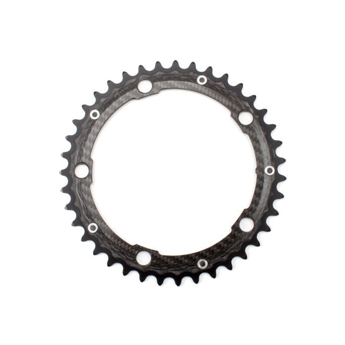 Carbon TI X-Carboring 130 BCD chainring