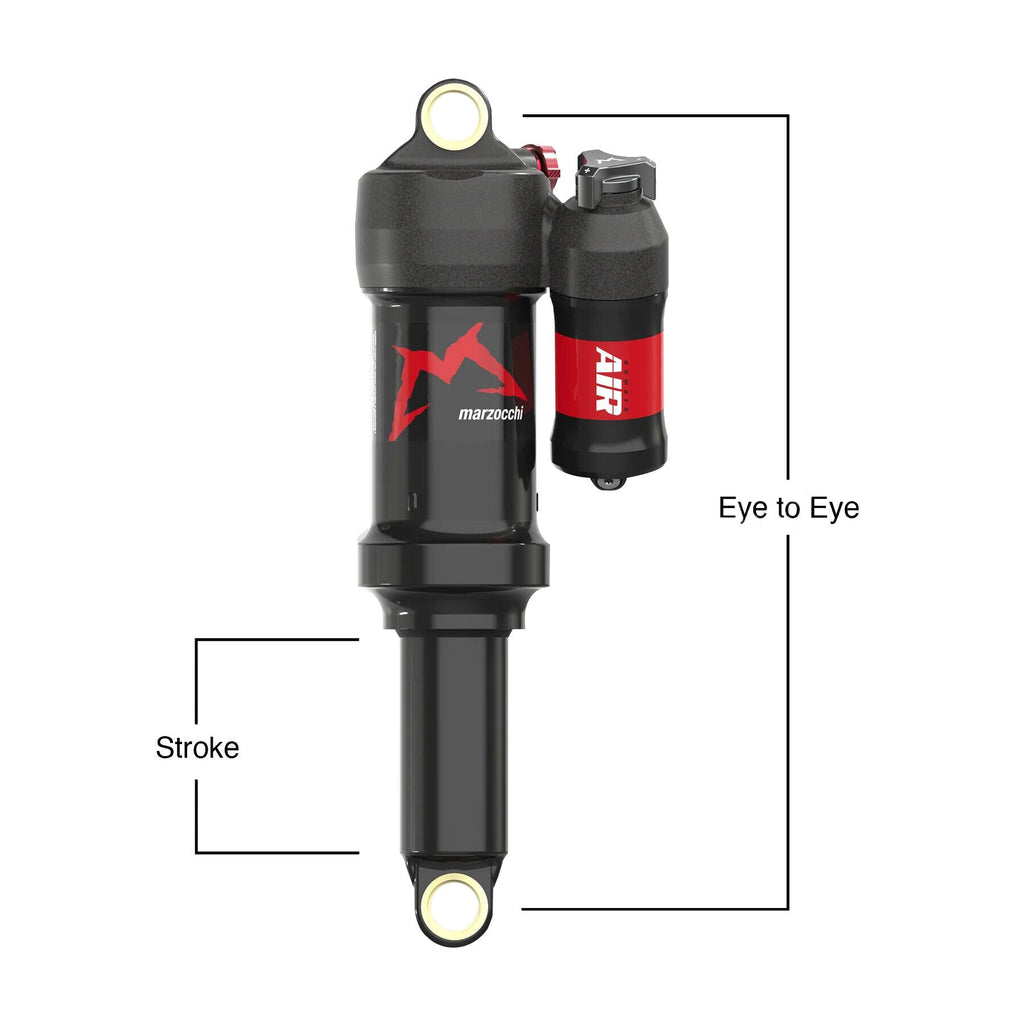 Marzocchi Bomber AIR A Sweep-Adj Evol LV CM RM YE rear shock