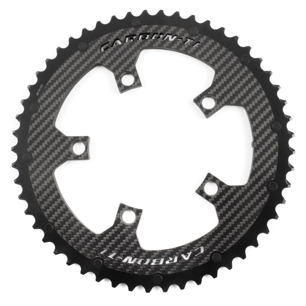 Carbon Ti X-Carboring EVO 53 x 110 (5 arms) chainring