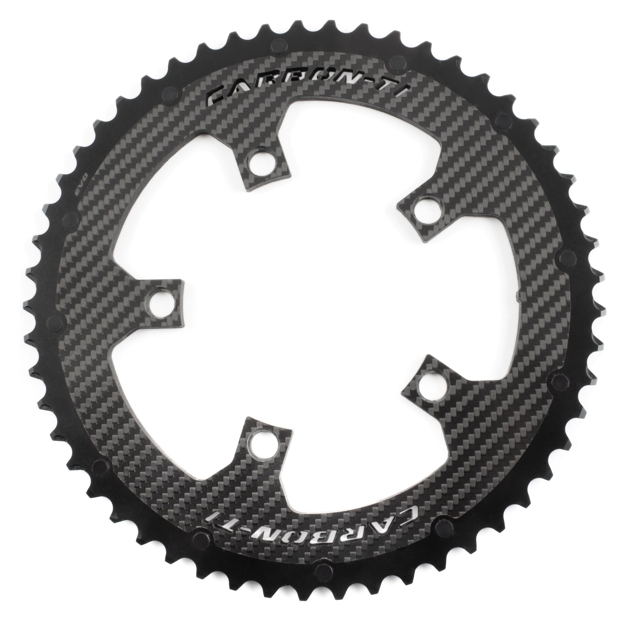 Carbon Ti X-Carboring EVO 53 x 110 (5 arms) chainring
