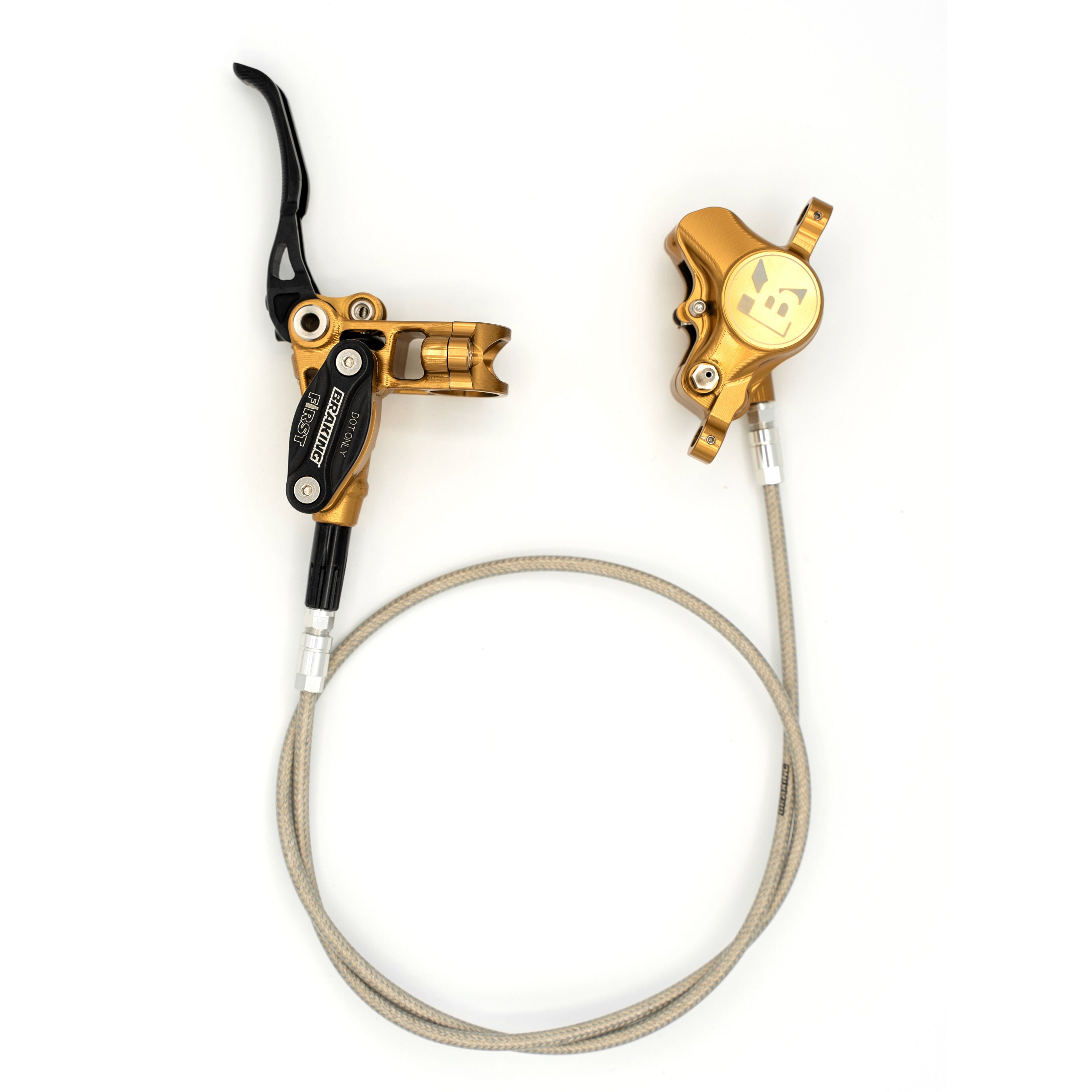 Braking F.I.R.S.T. Steel Braided Kevlar Hose disc brake set