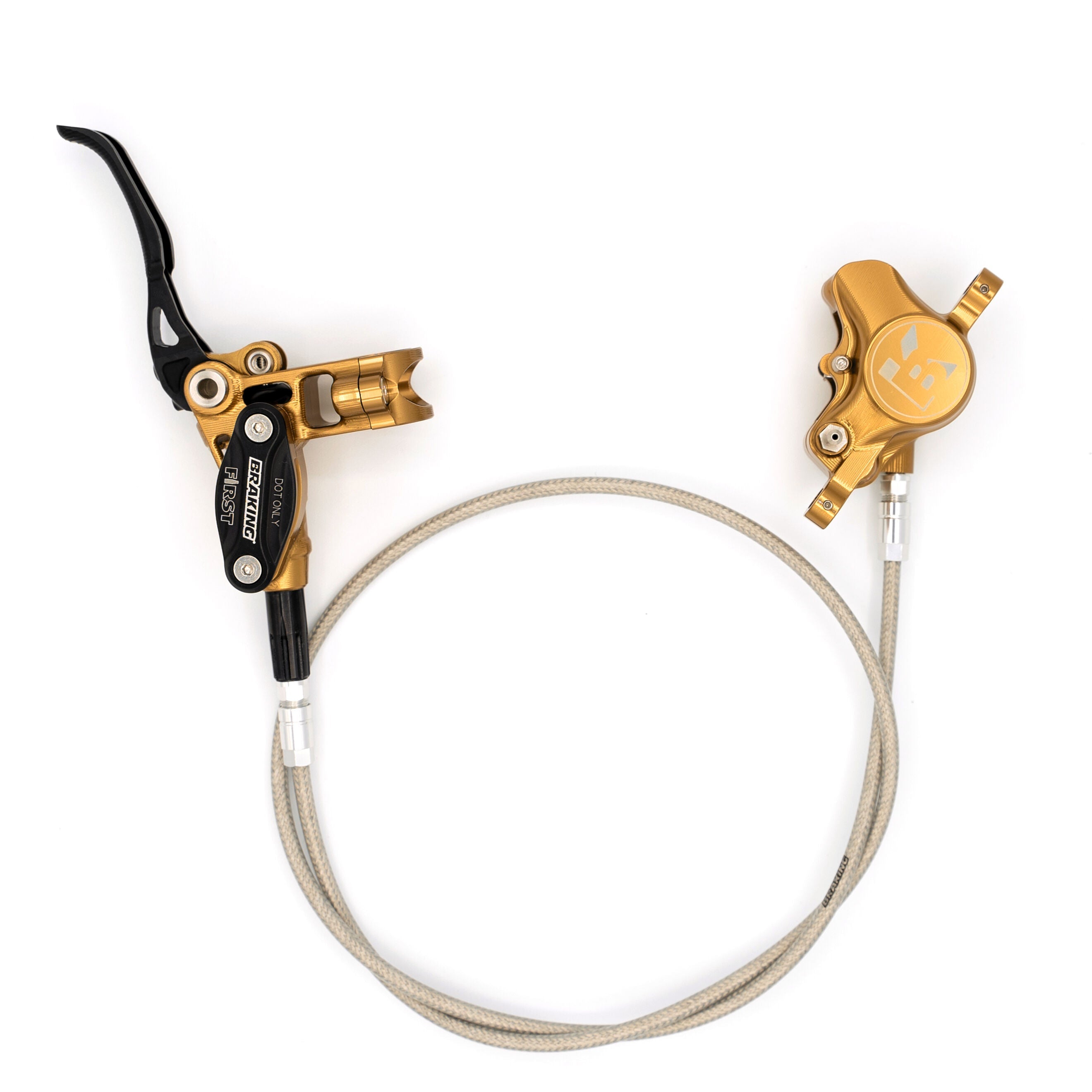 Braking F.I.R.S.T. Steel Braided Kevlar Hose disc brake set