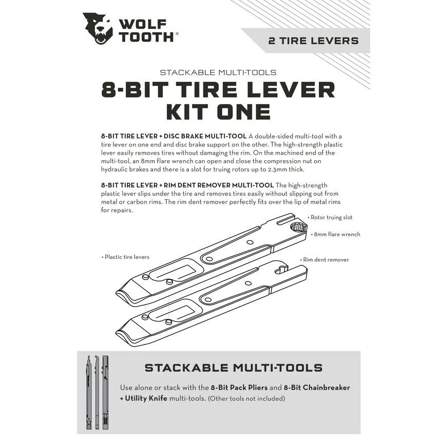 Wolf Tooth Components 8 Bit Lever Kit one folding tool