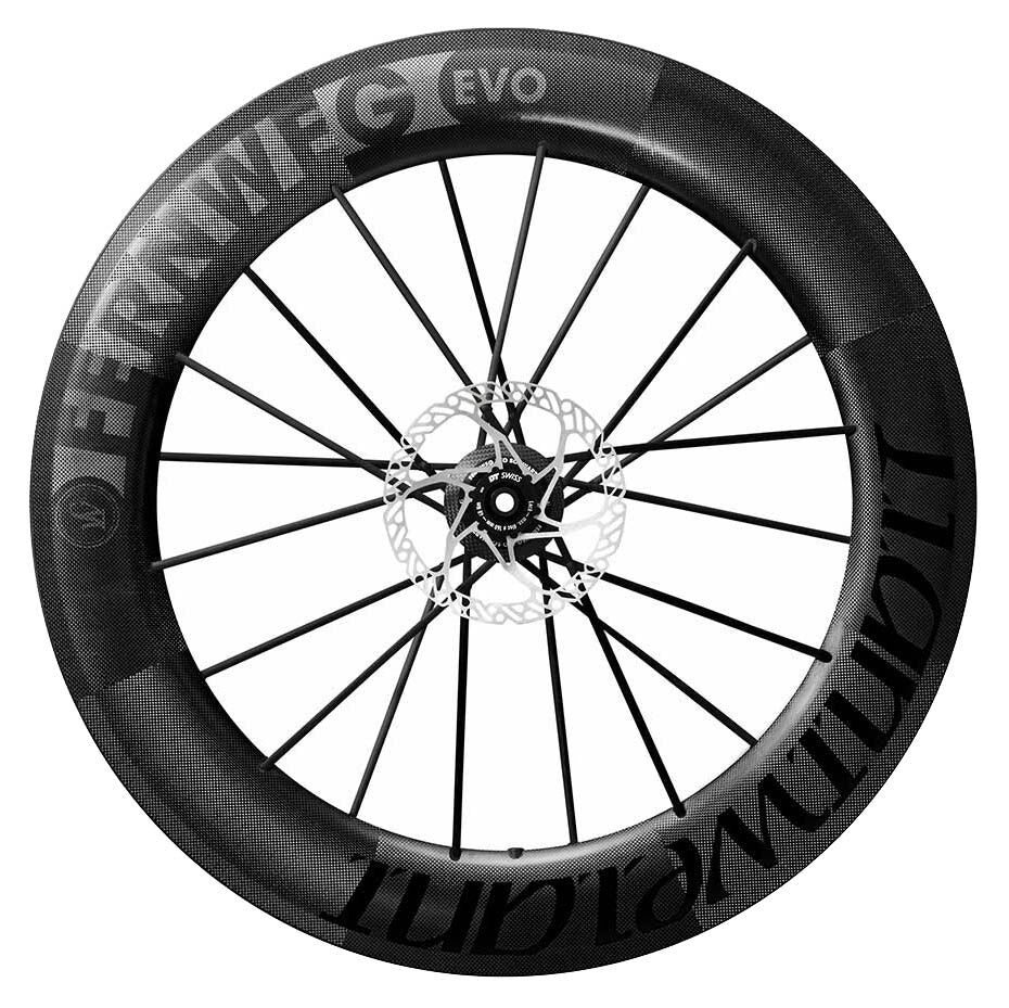 Lightweight Fernweg EVO 85 Schwarz ED Carbon tubeless Disc rear wheel