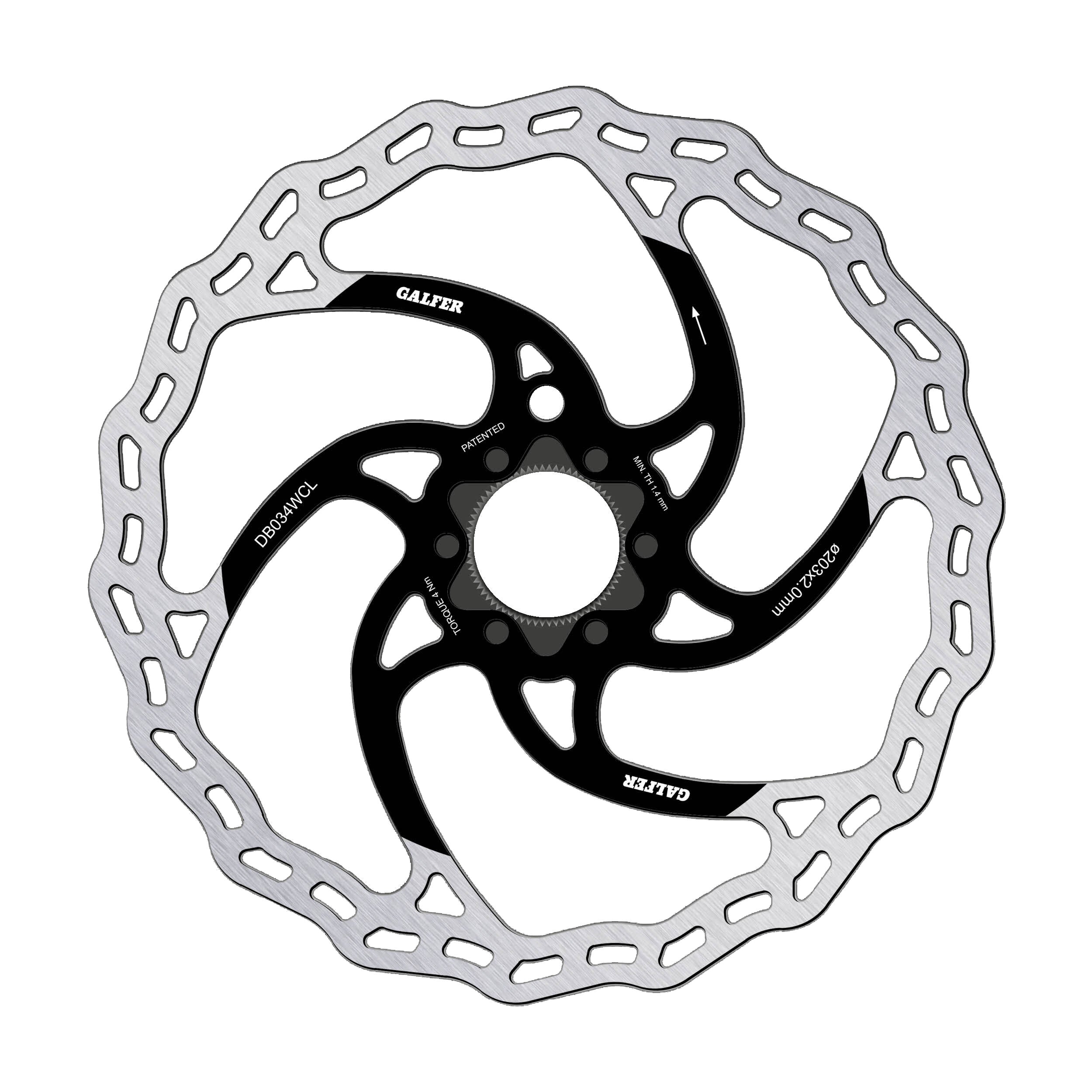 Galfer MTB Wave Centerlock 2,0 mm disc rotor