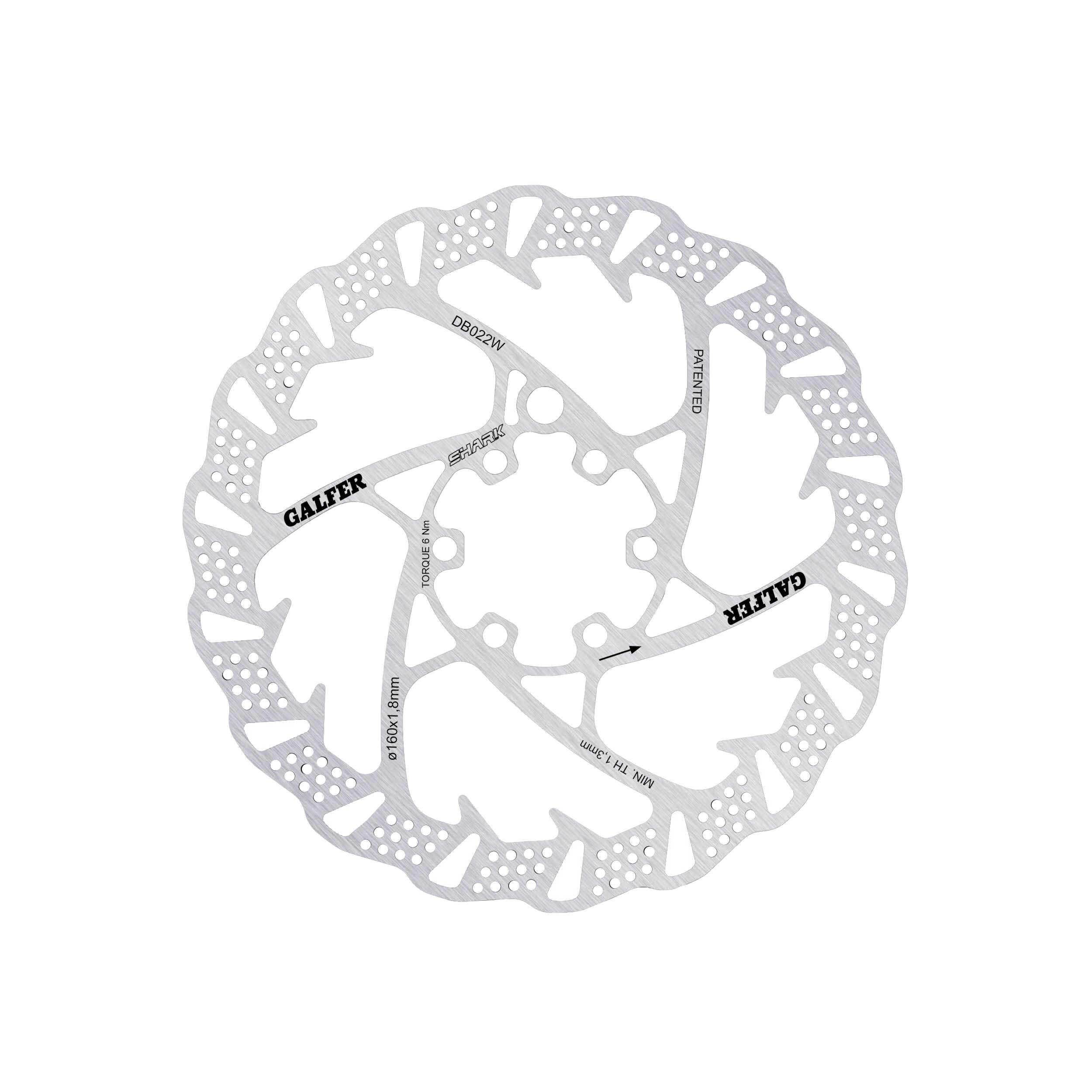 Galfer MTB Shark 1,8 mm disc rotor