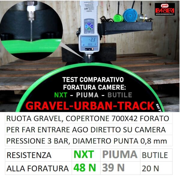 Barbieri NXT Piuma Gravel 700 tube