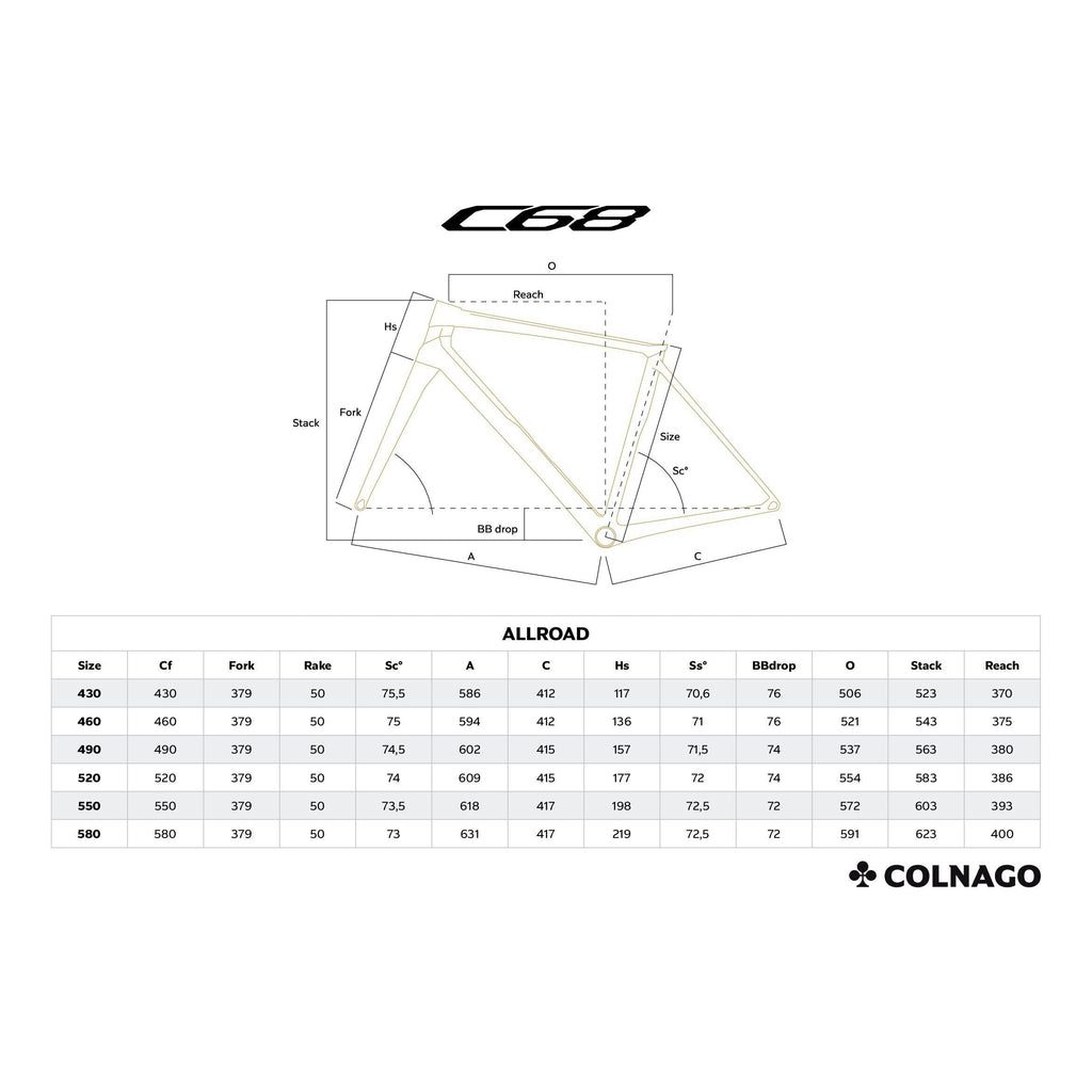 Colnago C68 All Road Sram Force eTap AXS
