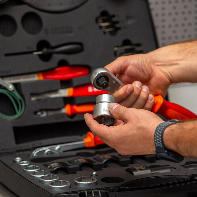 Unior Suspension Service Set 29 pcs professional toolbox
