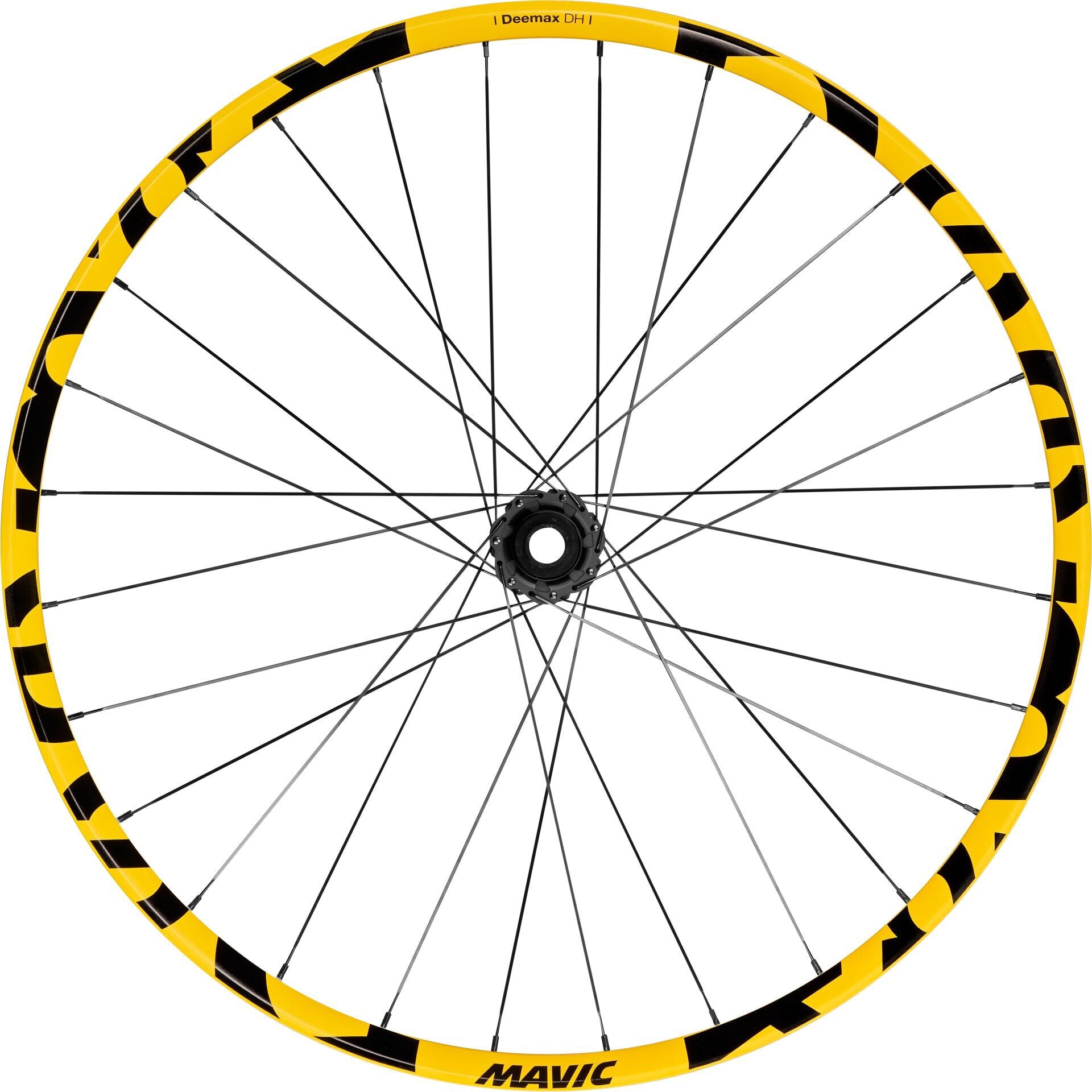 Mavic Deemax DH Yellow 29" Boost 6 bolts front wheel