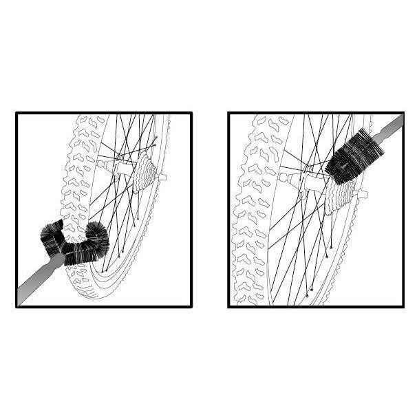 IceToolz bike brushes cleaning kit