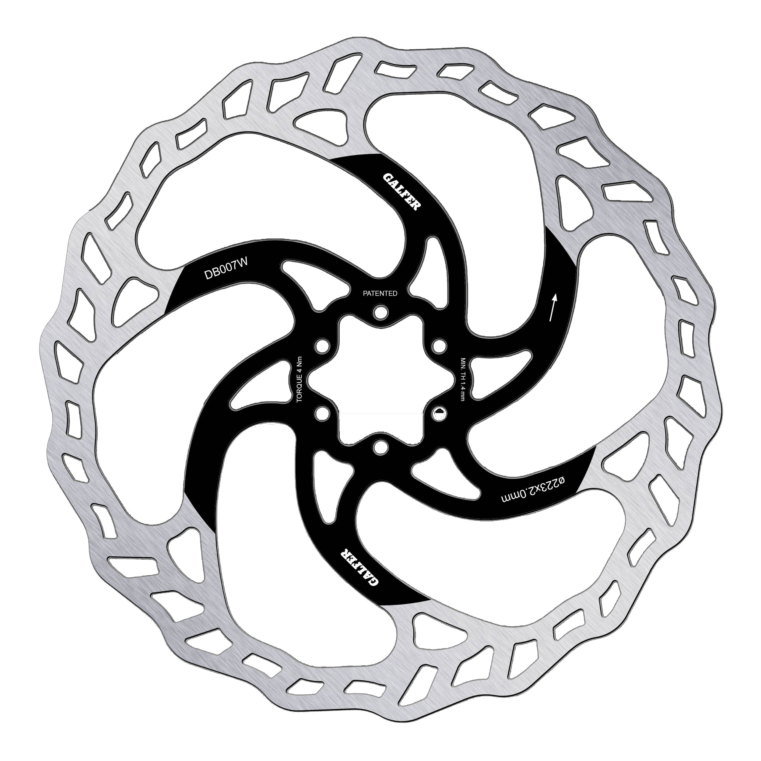 Galfer MTB Wave 2 mm disc rotor