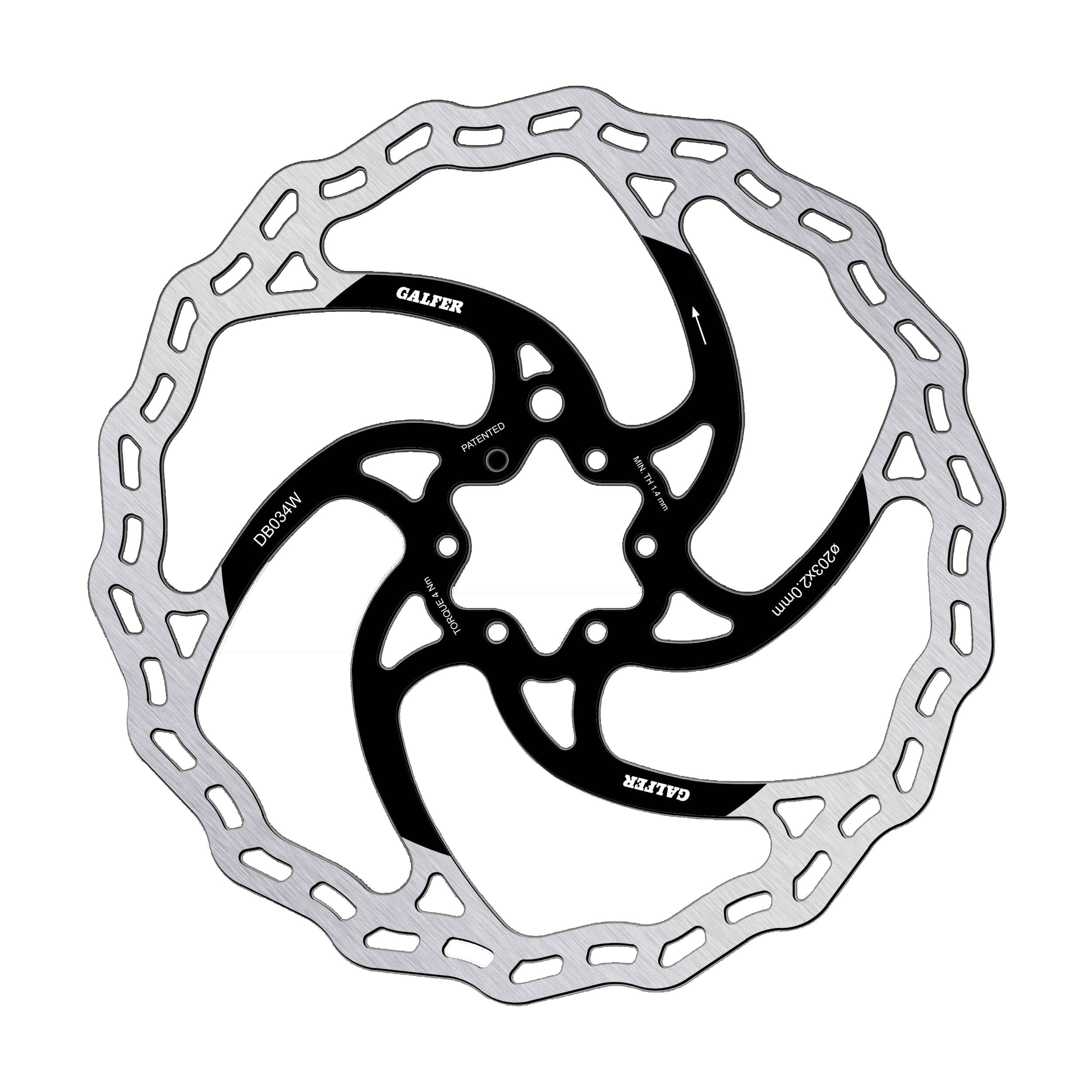 Galfer MTB Wave 2 mm disc rotor
